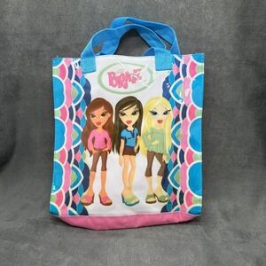 Vintage Bratz Small Pink Vinyl Tote Bag Yasmin Cloe & Jade